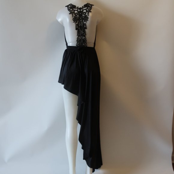 GOODTIME USA LACE RACERBACK ASYMMETRIC DRESS M * - Picture 12 of 15